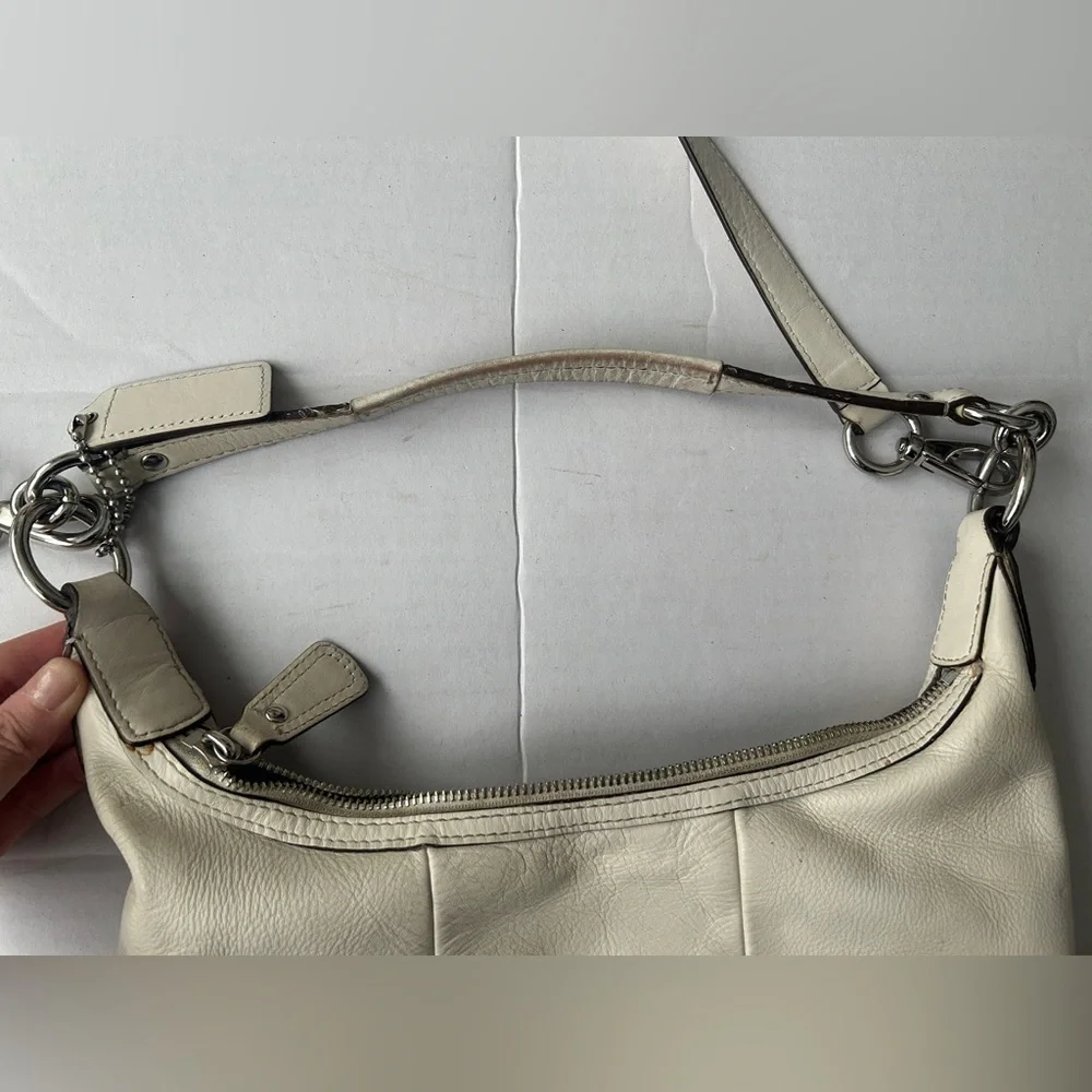 Coach Kristin Woven Leather Hobo Bag